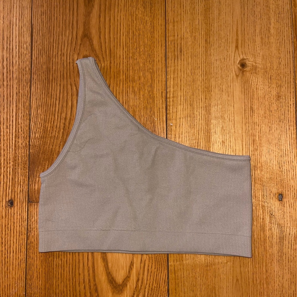 SET Active One-Shoulder Ribbed Sports Bra - Picture 3 of 4